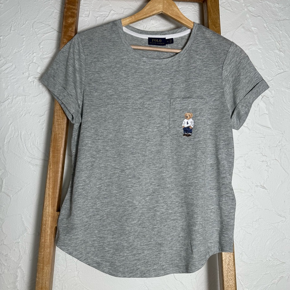 Ralph Lauren Polo Bear Pocket T-shirt Women’s Size XS